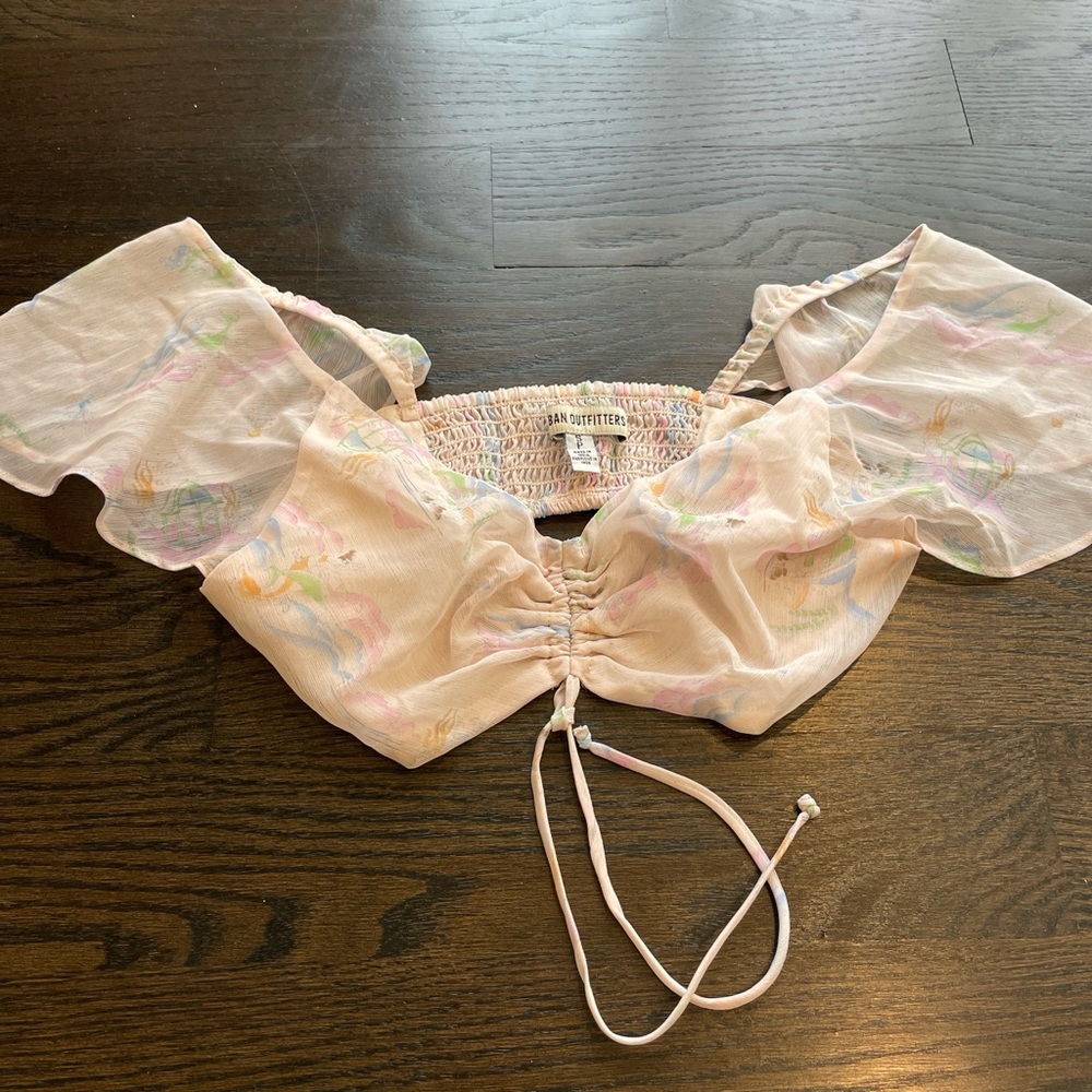 Urban Outfitters Multicolor Ruched Top